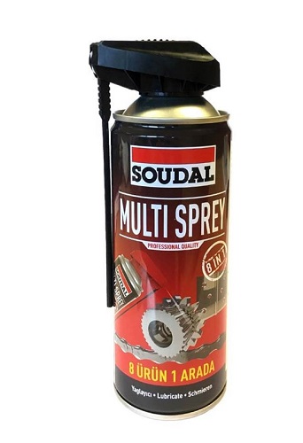 Soudal Kobra Başlıklı Multispray 400ML Şef.(Yağla)