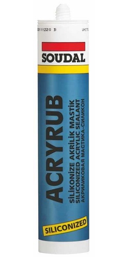 Soudal Silikonize Mastik 500g Antrasit Gri
