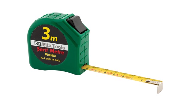 3 M Elta Şerit Metre Pls.
