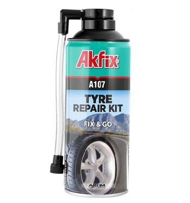 Akfix A107 Lastik Tamir Edici-Şişirici Sprey 300 m