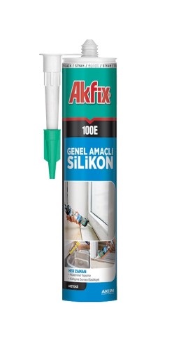 Akfix 100E Genel Amaçlı Silikon 280 Ml (B325) Şeffaf(24)