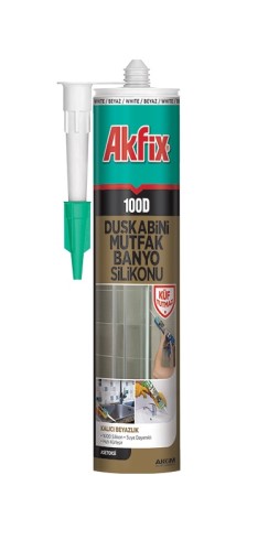 Akfix 100D Duşakabin Silikonu 310 Ml(B360) Şeffaf