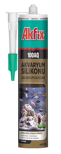 Akfix 100AQ Akvaryum Silikonu (B360) Şeffaf (24)