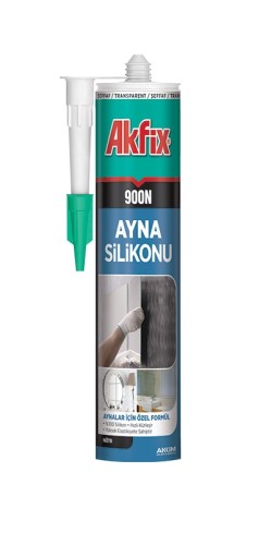 Akfix 900N Nötr Ayna Silikonu 280Ml (B360) Şeffaf